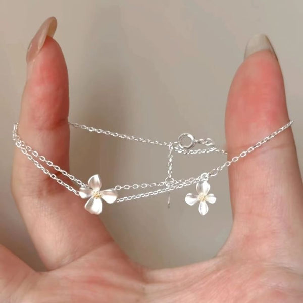 Flower Layered Bracelet FashionChic