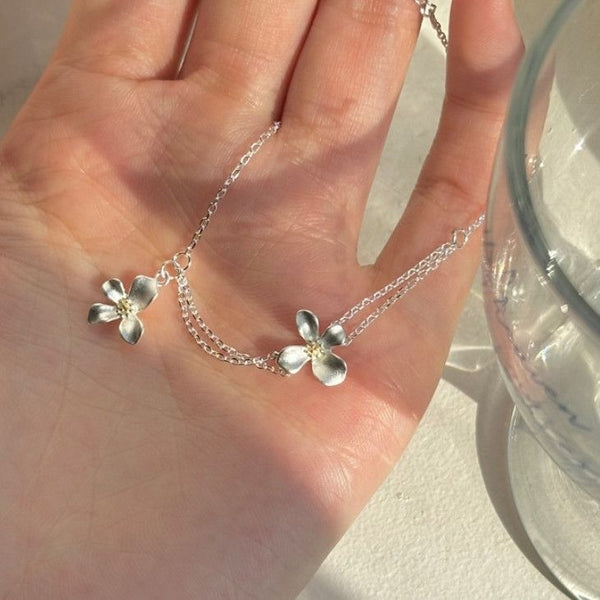 Flower Layered Bracelet FashionChic