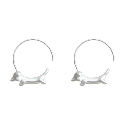 Earring Hoop Open Dog FashionChic
