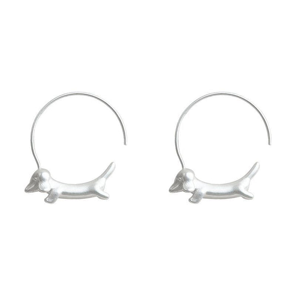Earring Hoop Open Dog FashionChic