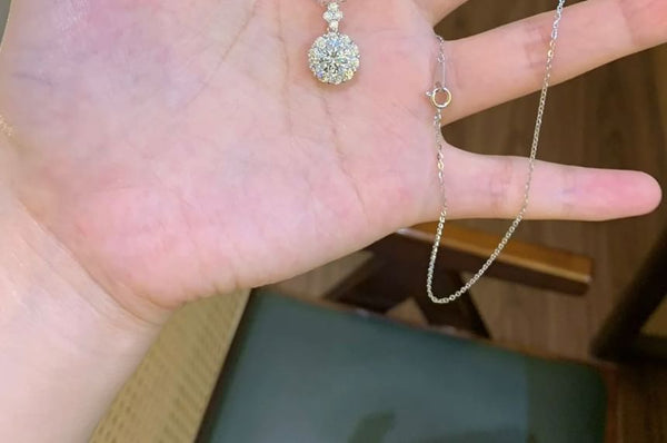 Necklace Pendant Rhinestone FashionChic