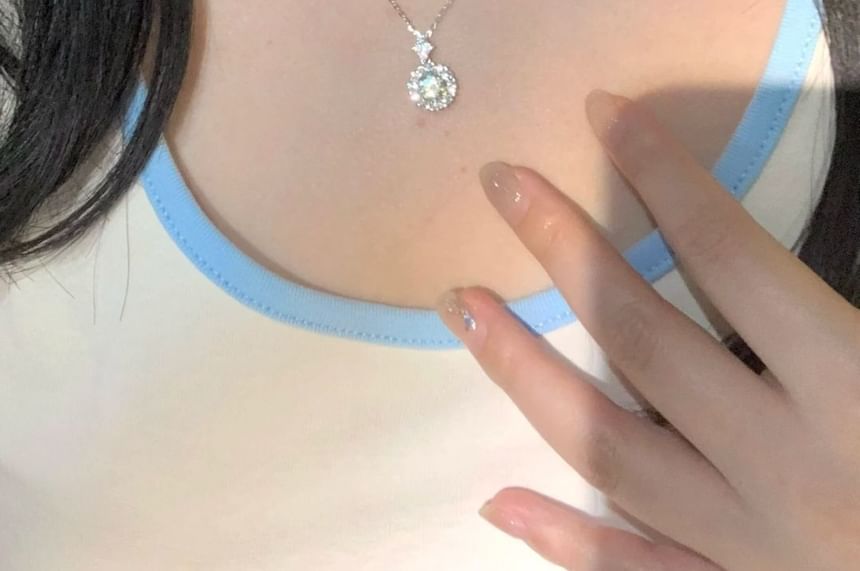 Necklace Pendant Rhinestone FashionChic