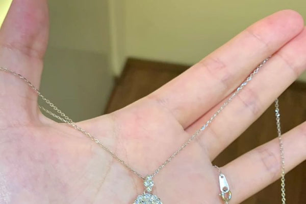 Necklace Pendant Rhinestone FashionChic