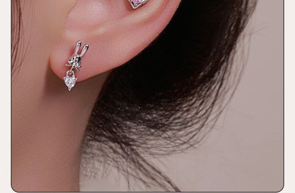 Stud of Set Rabbit 3: Ear Rhinestone FashionChic