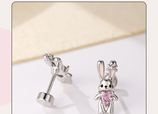 Stud of Set Rabbit 3: Ear Rhinestone FashionChic