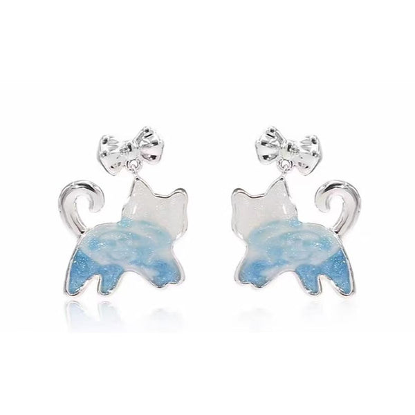 Cat Drop Bow Earring FashionChic