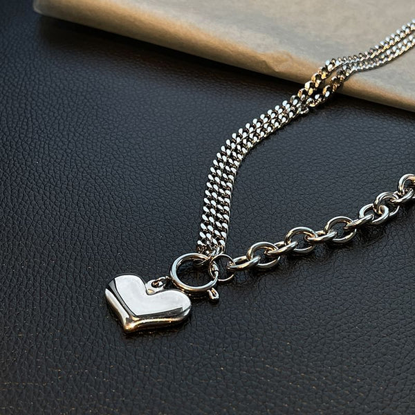 Necklace Pendant Heart FashionChic