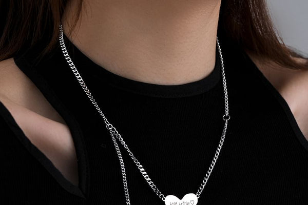Necklace Pendant Heart FashionChic