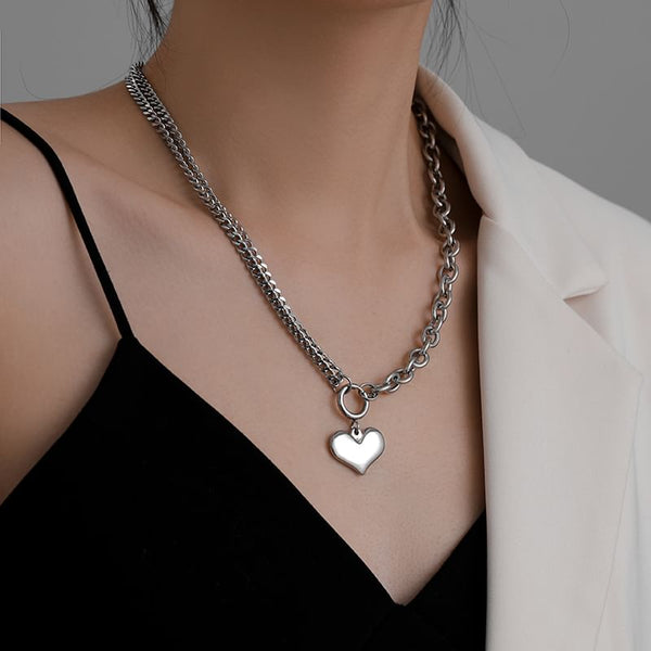 Necklace Pendant Heart FashionChic