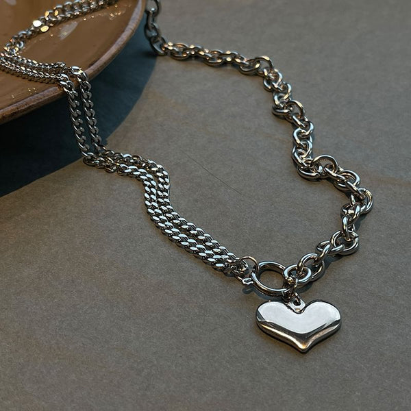 Necklace Pendant Heart FashionChic