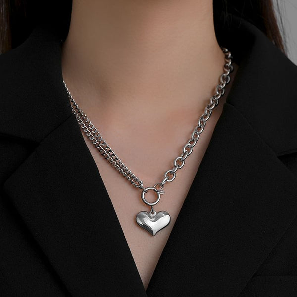 Necklace Pendant Heart FashionChic