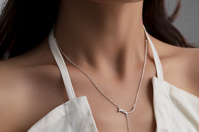 Rhinestone Necklace Pendant FashionChic
