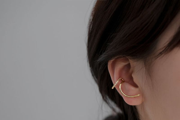 Rhinestone Ear Cuff FashionChic