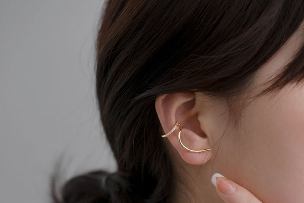 Rhinestone Ear Cuff FashionChic