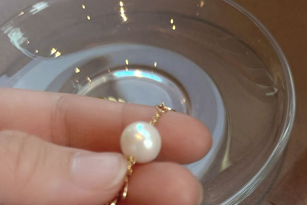 Pearl Faux Choker Leaf FashionChic