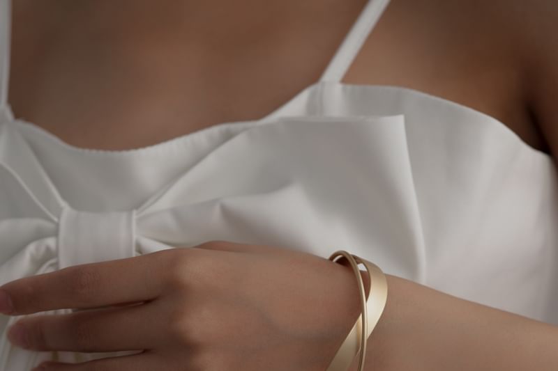 Bangle Cross Plain FashionChic