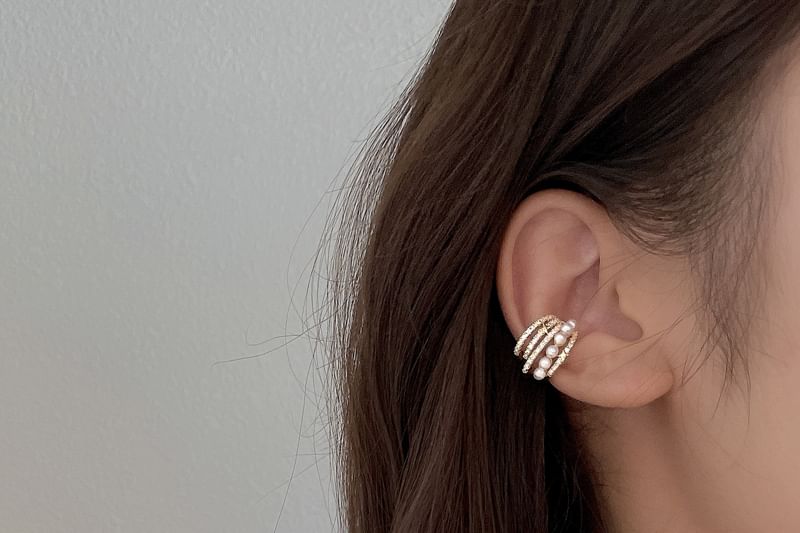 Pearl Faux Ear Cuff FashionChic