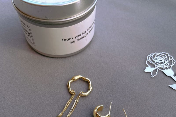 Sterling Plain Earring Hoop Ear Silver Chain Cuff + 925 Set: FashionChic