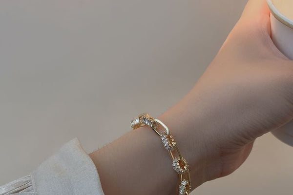 Rhinestone Bracelet Chain FashionChic