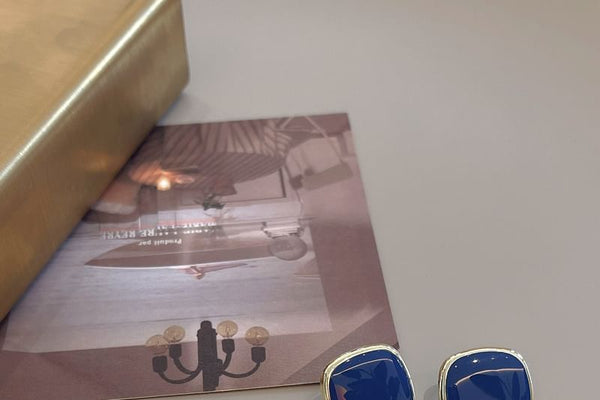 Earring 925 Square Silver Sterling Stud FashionChic