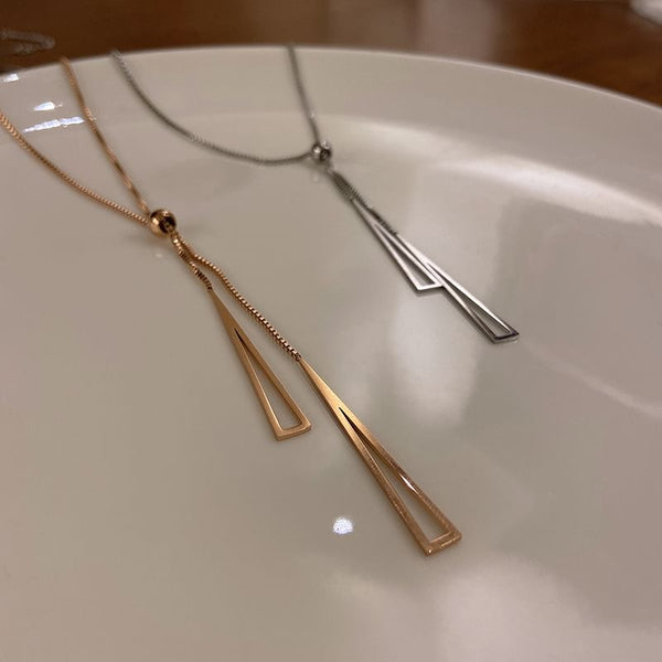 Pendant Triangle Necklace FashionChic