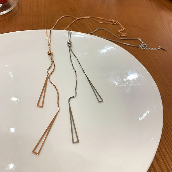 Pendant Triangle Necklace FashionChic