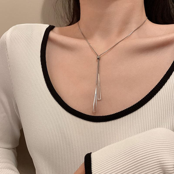 Pendant Triangle Necklace FashionChic