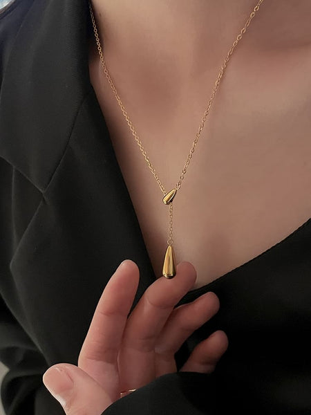 Pendant Teardrop Necklace FashionChic
