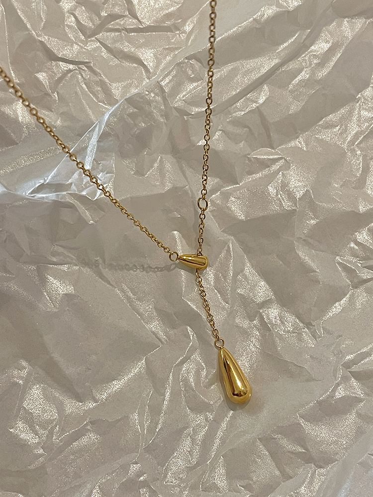 Pendant Teardrop Necklace FashionChic