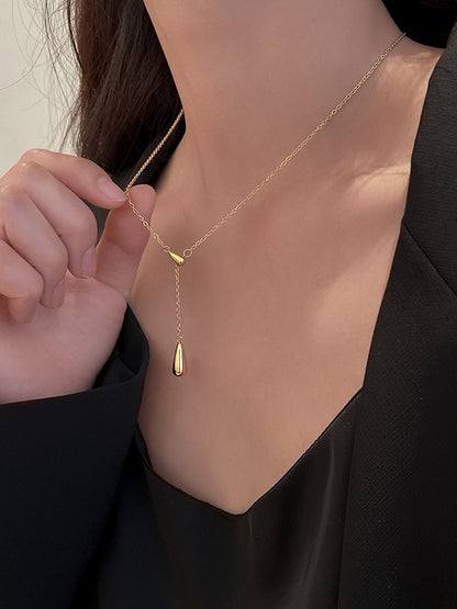Pendant Teardrop Necklace FashionChic