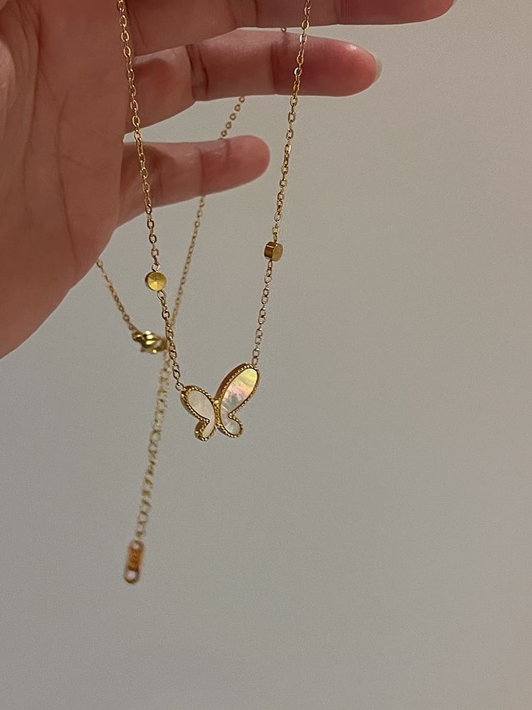 Pendant Butterfly Necklace FashionChic