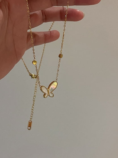Pendant Butterfly Necklace FashionChic