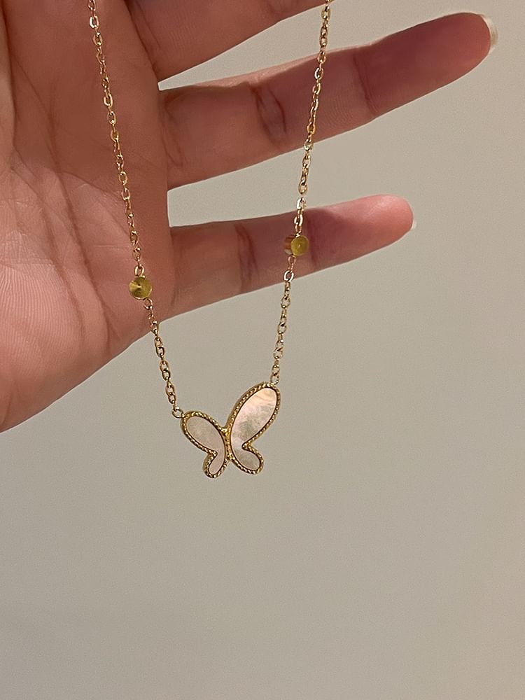 Pendant Butterfly Necklace FashionChic