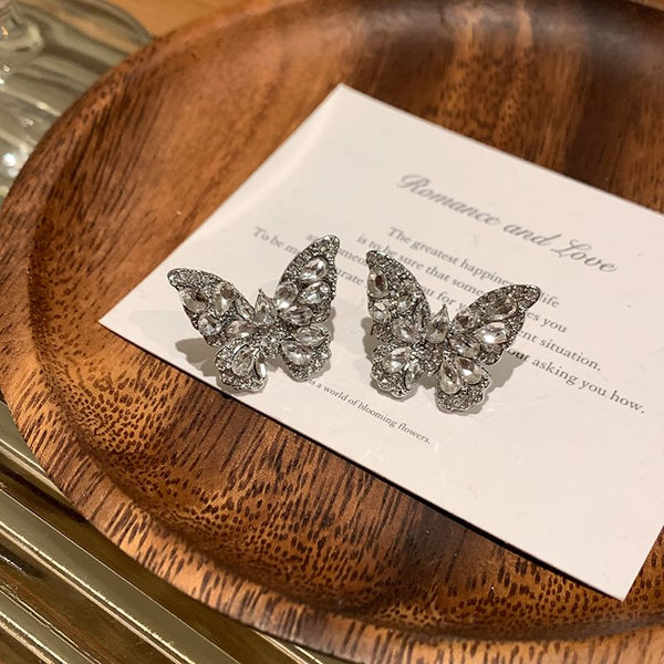 Ear Rhinestone Cuff Butterfly FashionChic