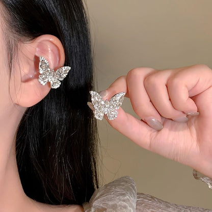 Ear Rhinestone Cuff Butterfly FashionChic