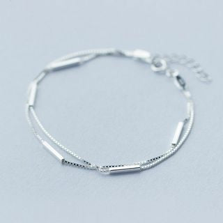 Bracelet Bar Segment 925 Sterling Silver FashionChic