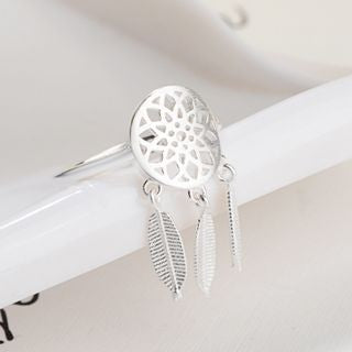 Dream Sterling Silver Catcher Ring Open 925 FashionChic