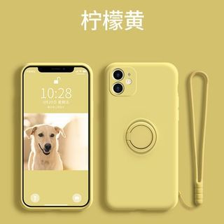 Phone Ring Case Stand Plain FashionChic