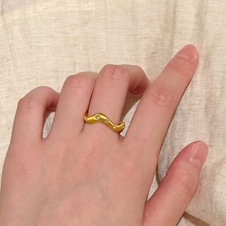 Rhinestone Open Set Ring / FashionChic