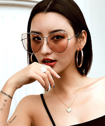 Large Frame Trendy Cat Eye Sunglasses 2024 New Model XS1068 Ada Fashion