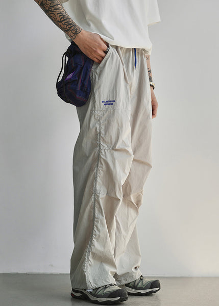 Cotton Waist Pockets Summer Elastic Grey Mens Light Pants FashionChic