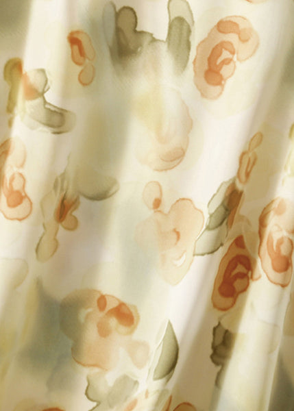 Loose Apricot Print High Waist Cotton Skirts Summer GG008 MZF-SKTS240610