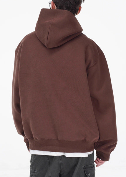 Loose Coffee Letter Pockets Oversized Cotton Mens Sweatshirts Spring YQ027 ABC