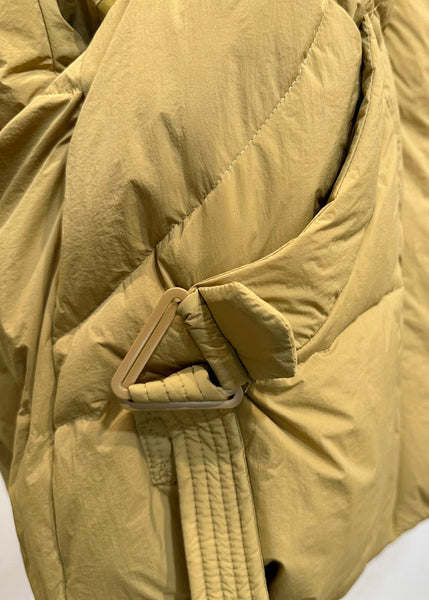 Loose Ginger Yellow Zip Up Pockets Duck Down Waistcoat Spring YW002 ABC