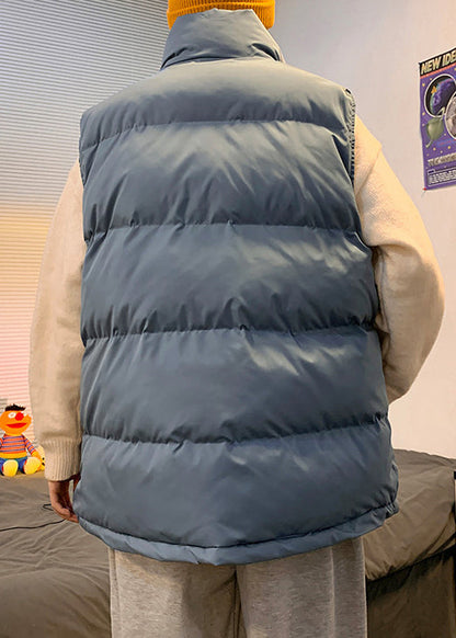 Loose Khaki Print Pockets Cotton Fille Mens Waistcoat Winter EQ031 ABC