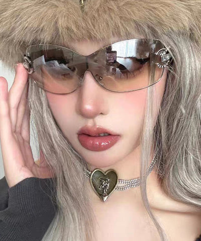 Loose Light Grey Outdoor Hiking Goggles Windproof Sunglasses XS1057 Ada Fashion