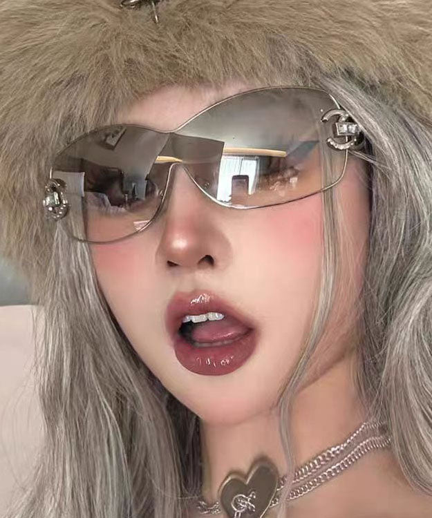 Loose Light Grey Outdoor Hiking Goggles Windproof Sunglasses XS1057 Ada Fashion