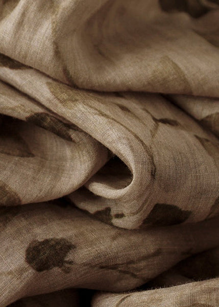 Loose Print Lace Up Pockets Linen Skirts Summer GG011 MZF-SKTS240610