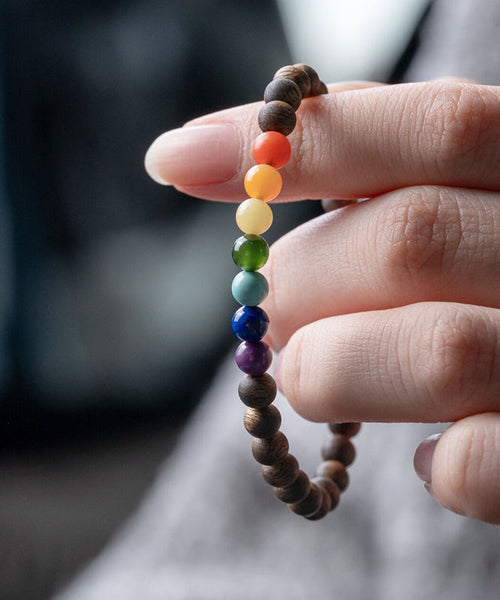 Loose Rainbow Handmade Xiaomi Beads Bracele YI047 ABC