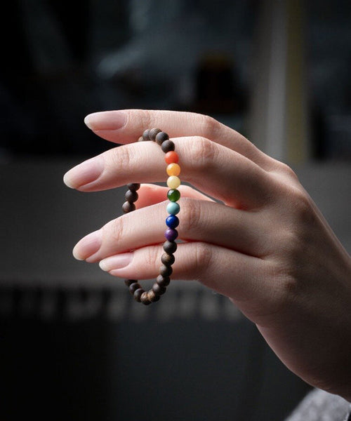 Loose Rainbow Handmade Xiaomi Beads Bracele YI047 ABC